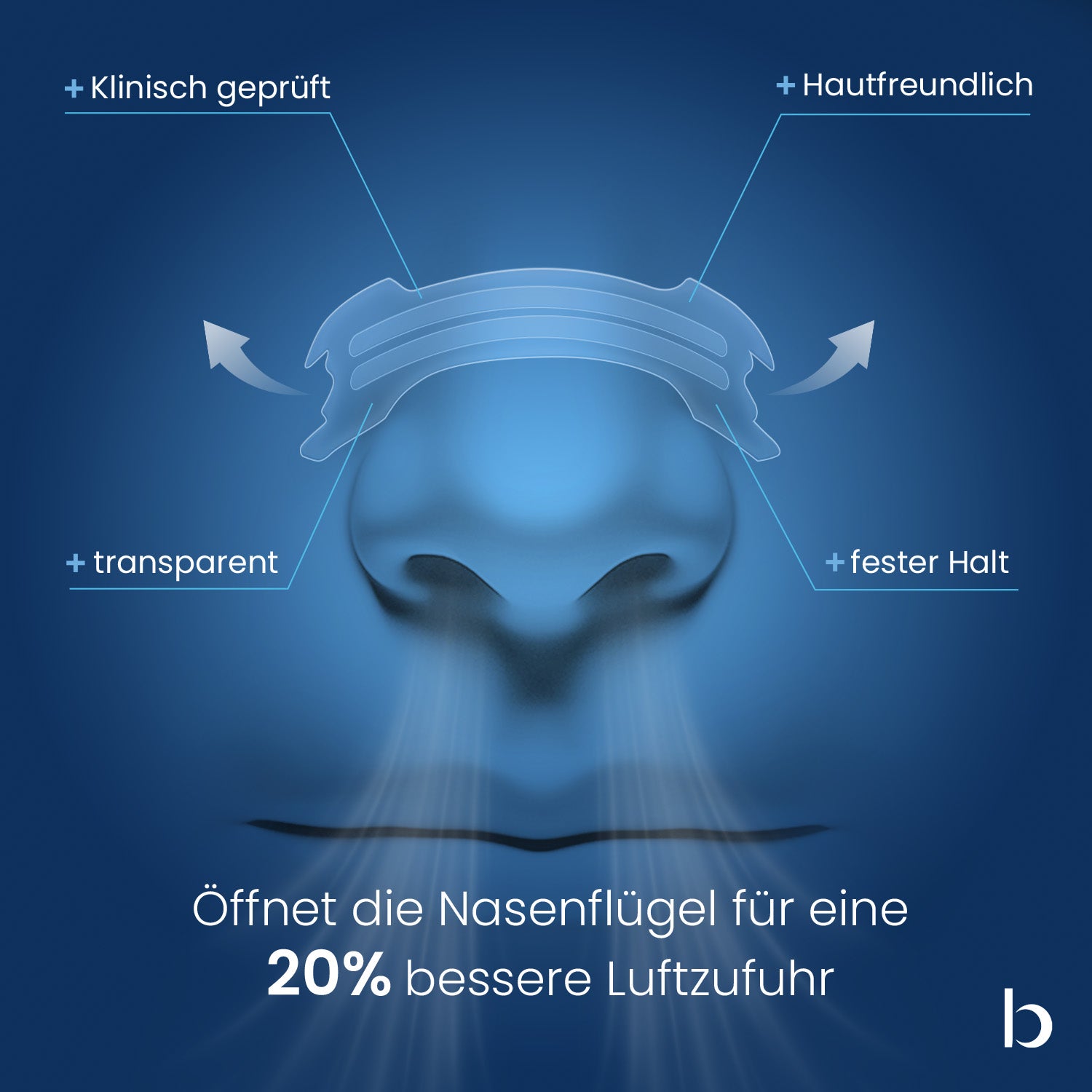 Behale® Nasenpflaster | Fördert Nasenatmung | Fachärztlich geprüft