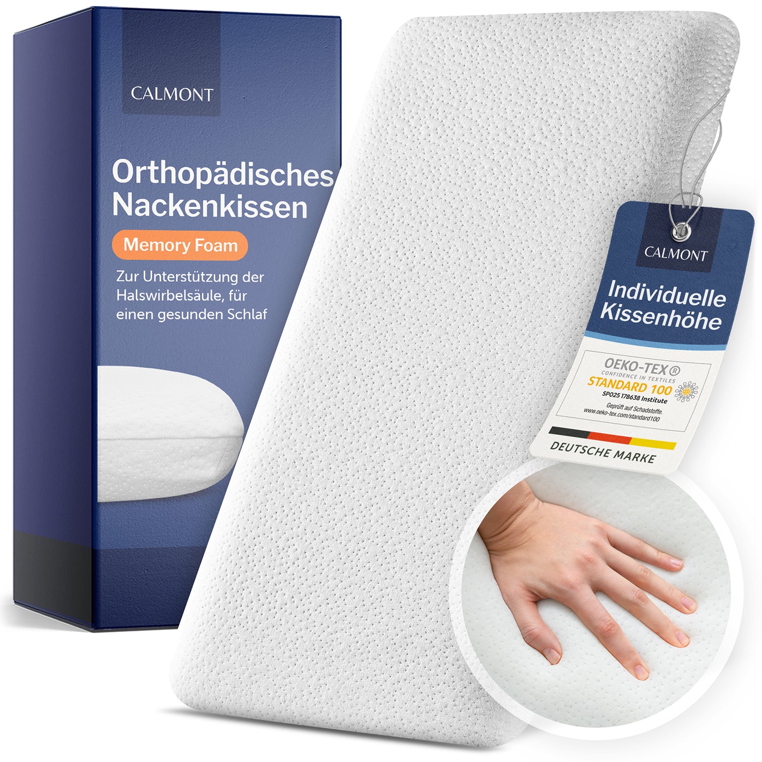 Orthopädisches Kissen | Memory Foam Kissen gegen Schmerzen